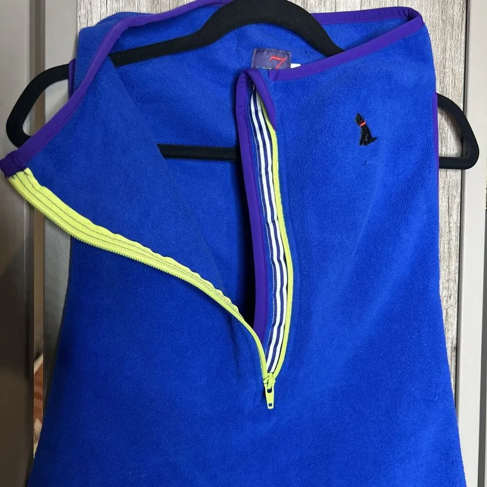 Cozey 7 TrailHopper Overalls Fleece Zipper Wearable Blanket Size 18 - 2T Blue